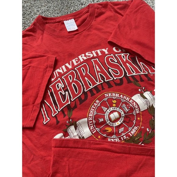 Vintage 90’s Men’s XL University of Nebraska Cornhuskers Huskers T-Shirt - Picture 3 of 6
